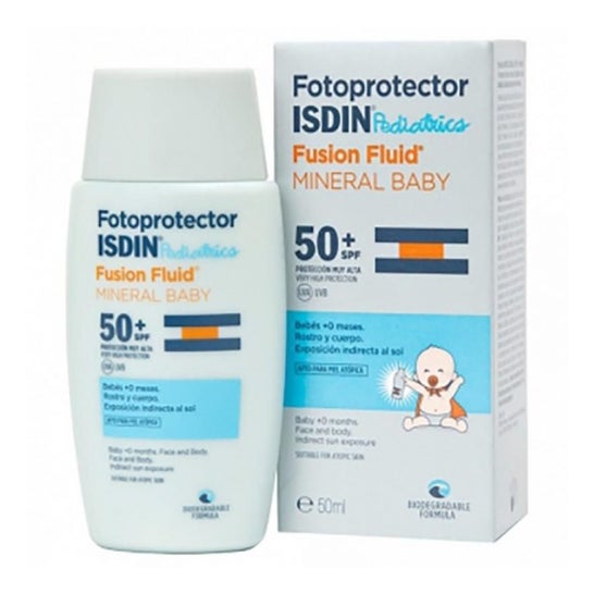 ISDIN® Fotoprotector Baby Pediatrics Fluid Mineral SPF50+ 50ml