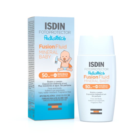 Fotoprotector ISDIN® Pediatrics Fusion Fluid® Mineral Baby SPF50+ 50ml