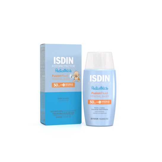 Fotoprotector ISDIN® Baby Kindergeneeskunde Fusion Fluid Mineral SPF50 + 50ml