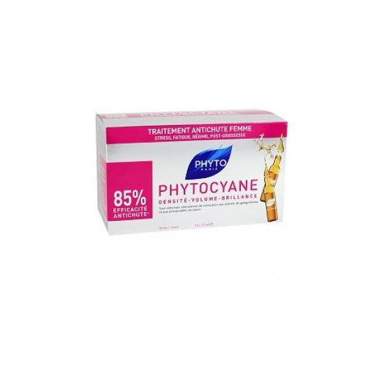 Phytocyane Tratamiento Anticaida Femenino 12x75ml