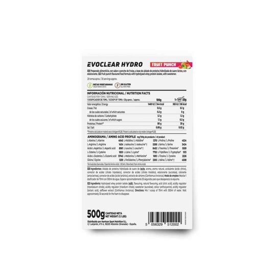 HSN Evoclear Hydro Ponche de Frutas 500 g