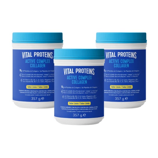 Vital Proteins Pack Active Complex Collagen Limón 3x357g