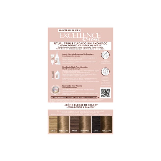 L'Oréal Excellence Creme Universal Nudes 7 U Rubio 1 ud