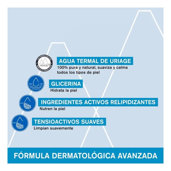 Uriage dermatological surgras gel 500ml Uriage dermatological surgras gel 500ml