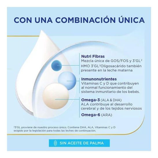 Almirón Advance 2 Leche de continuación en polvo desde los 6 meses 800g Almirón Advance 2 Leche de continuación en polvo desde los 6 meses 800g
