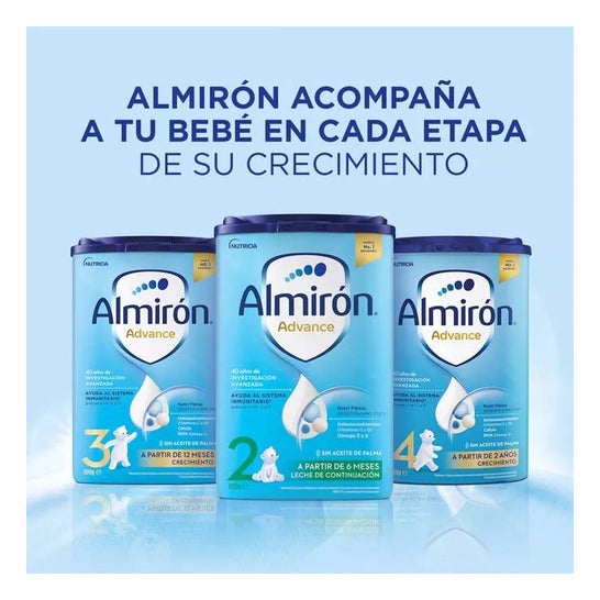Almirón Advance 2 Leche de continuación en polvo desde los 6 meses 800g Almirón Advance 2 Leche de continuación en polvo desde los 6 meses 800g