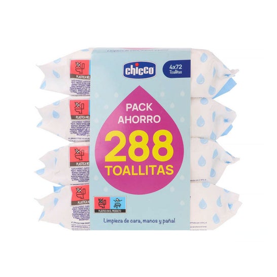 Chicco Pack Toallitas 4x72uds