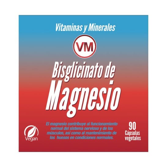 Vitaminas y Minerales Bisglicinato de Magnesio 90vcaps Vitaminas y Minerales Bisglicinato de Magnesio 90vcaps