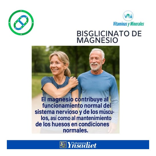 Vitaminas y Minerales Bisglicinato de Magnesio 90vcaps Vitaminas y Minerales Bisglicinato de Magnesio 90vcaps