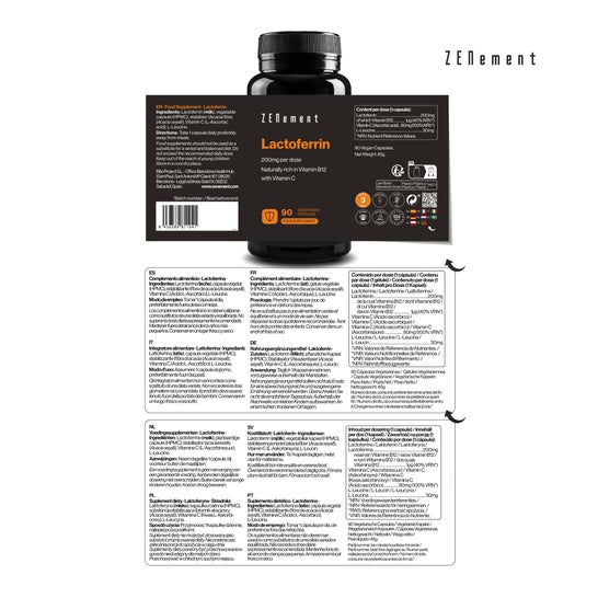 Zenement Lactoferrin 90 vcaps