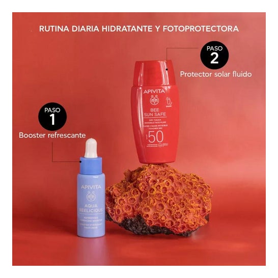 Apivita Bee Sun Safe Facial Fluid Invisible Dry Touch SPF50+ 50ml Apivita Bee Sun Safe Facial Fluid Invisible Dry Touch SPF50+ 50ml