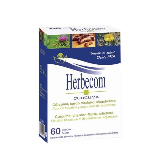 Herbecom Curcuma 60 kapsler