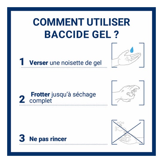 Baccide Non-Rinse Gel per le mani 1 L