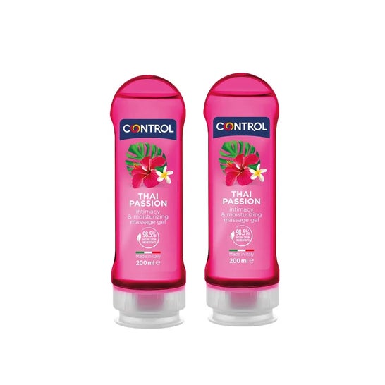 Control Pack Thai Passion Gel de Masaje 2x200 ml