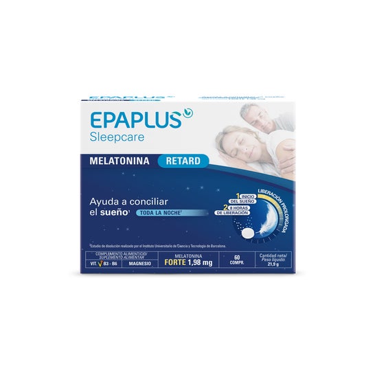 Epaplus Sleepcare Reines Melatonin Retard 60 Tabletten