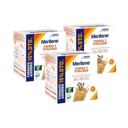 Meritene Kraft und Vitalität Kaffee Entkoffeiniert 3x30 Beutel