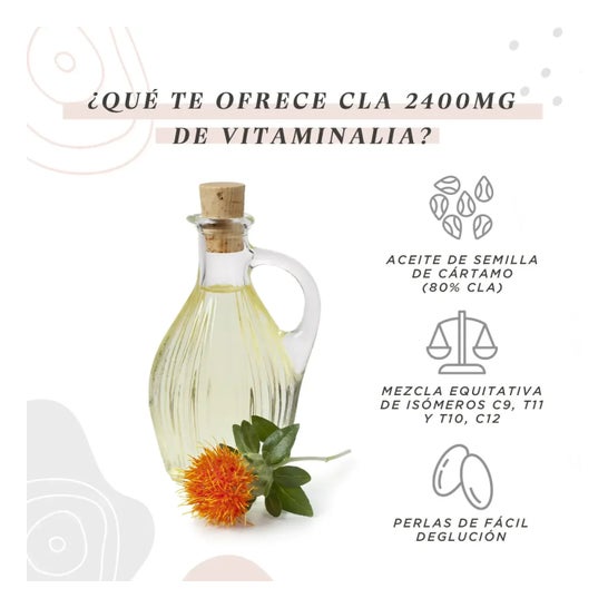 Vitaminalia CLA 2400 mg 365 Perlas