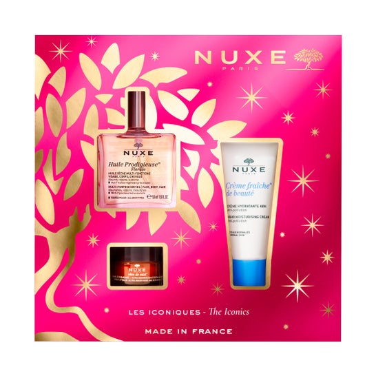 Nuxe Coffret Les Iconiques mit prächtigem Blütenöl
