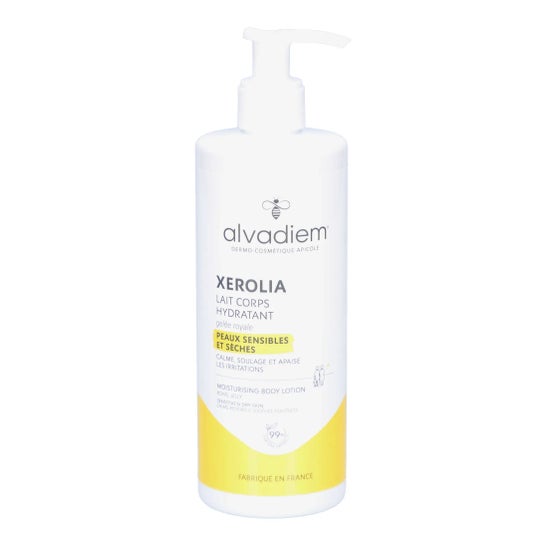 Alvadiem Xerolia Körpermilch Feuchtigkeitsspendend Bio Gelee Royale 400 ml