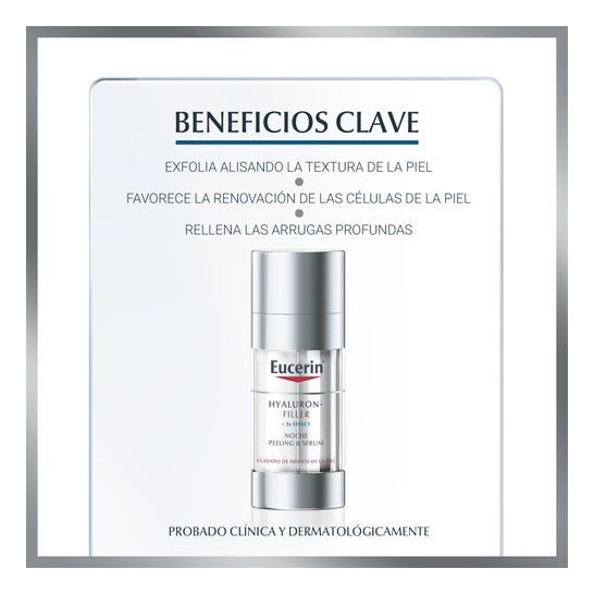 Eucerin Hyaluron-Filler 3X Effect Peeling & Sérum Noche 30ml