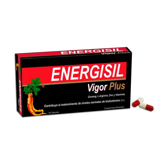 Energisil Vigor Plus Ginseng + Arginine 30Caps