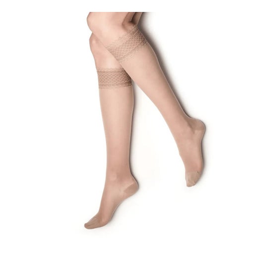 Gibaud Women's Finesse Mid Lace Stockings C2 Claire T2L 4N 1 Pair
