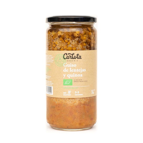 Carlota Organic Spezzatino di Lenticchie con Quinoa 720g