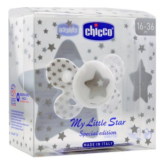 Chicco Succhietto Silicone My Little Star 6-16m 1 Unità