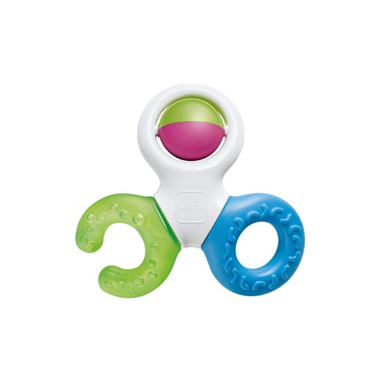 Mam Bite And Play Rotary Rattle And Rattle Teether