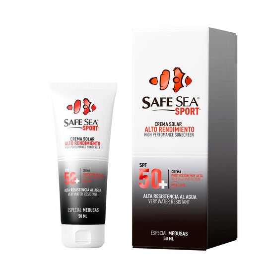 Safe Sea Sport speciale kwallen zonnebrandcrème SPF50 + crème 50ml