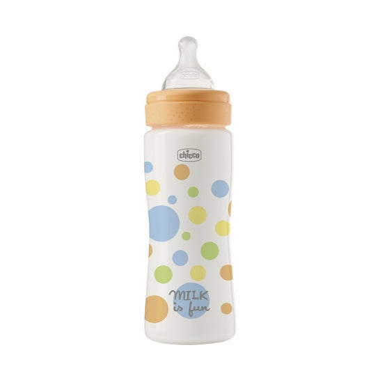 Chicco Perfect Easy Biberão Laranja 4M+ 330ml