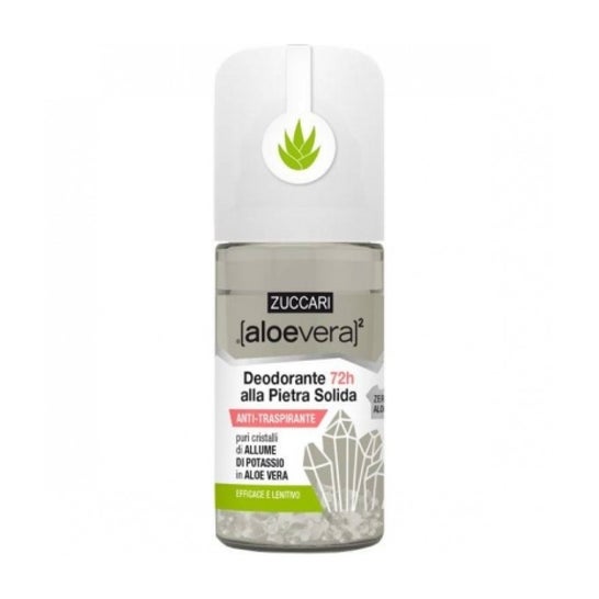 Zuccari Aloe Vera 2 Desodorante Piedra Sólida Roll-On 50ml