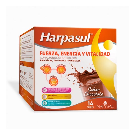 Harpasul Batido Energético Chocolate 14 sobres