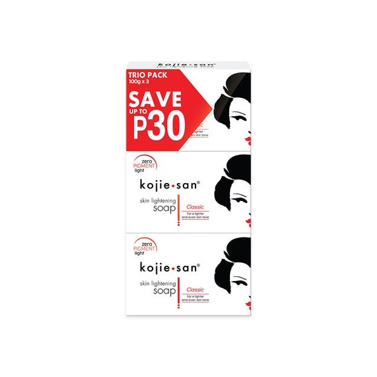 Kojie-San Skin Lightening Kojic Acid Soap 3x100g