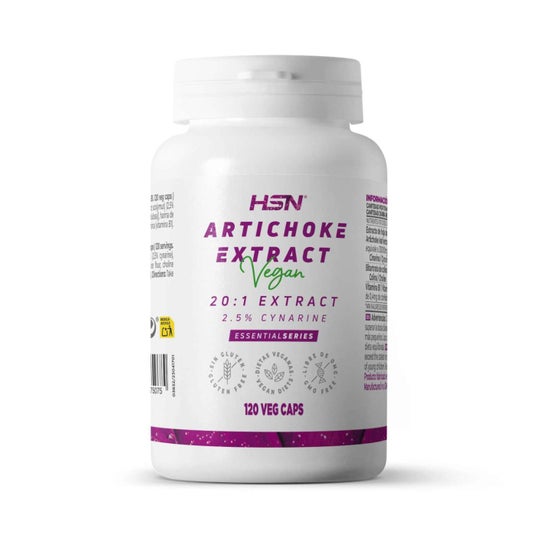 HSN Extracto de Alcachofa 20:1 500mg 120vcaps