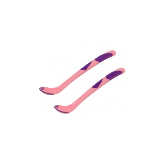 Kiokids Cucharas Termicas 2 uds Rosa