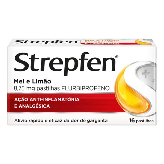 Strefen 8.75mg Miel y Limón 16 pastillas