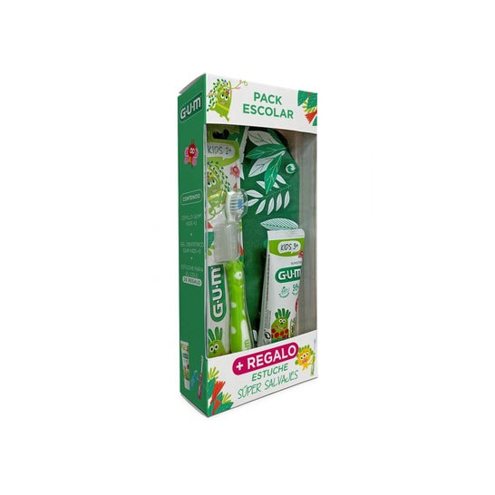 Gum Pack Escolar Kids con Estuche +3 años