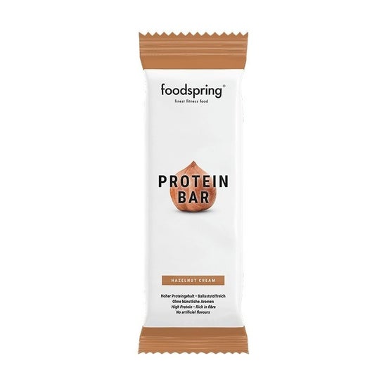 Foodspring Protein Bar Crema de Avellana 60g