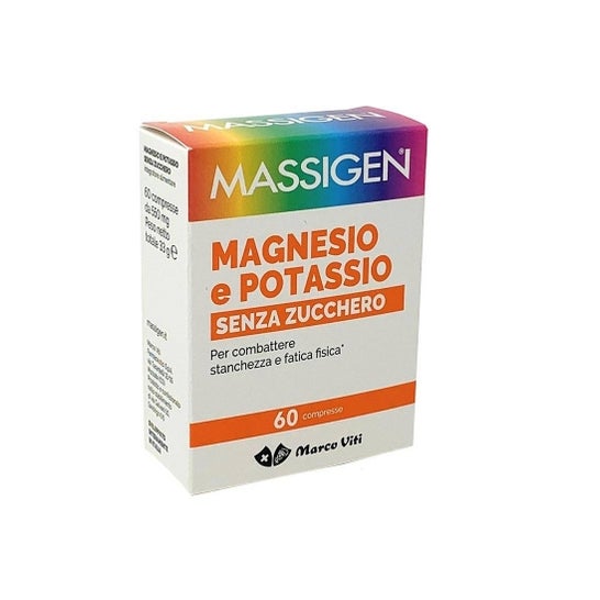 Marco Viti Massigen Magnesio y Potasio sin Azúcar 60caps
