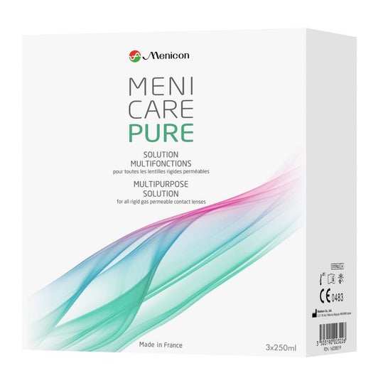 MeniCare Pure 250 ml - Líquido lentillas - E-lentillas