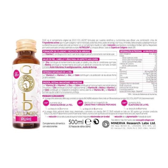 Goud Collageen Zuiver 10Fl Collageen Zuiver 10Fl Goud Collageen Zuiver 10Fl Collageen Zuiver 10Fl