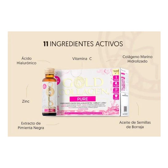 Goud Collageen Zuiver 10Fl Collageen Zuiver 10Fl Goud Collageen Zuiver 10Fl Collageen Zuiver 10Fl
