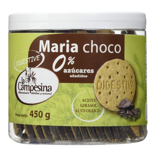 La Campesina Maria Choco Digestive Suikervrije Choco Digestive Koekjes 450g