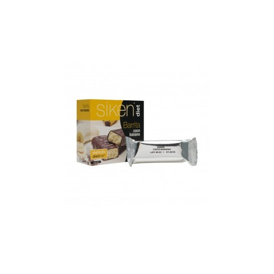 Siken Diet barrita sabor Coco banana 5 uds