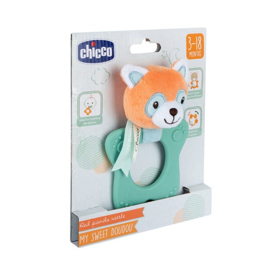 Chicco Roca Panda Vermelho My Sweet Dou Dou 3-18M 1 Unidade Chicco Roca Panda Vermelho My Sweet Dou Dou 3-18M 1 Unidade