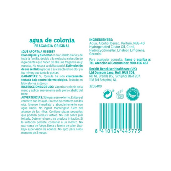 Nenuco Agua de Colonia en Spray 240 ml