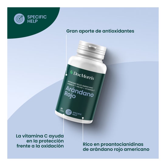 Docmorris Arándano Rojo 30 caps (Caducidad Inferior a 6 Meses)