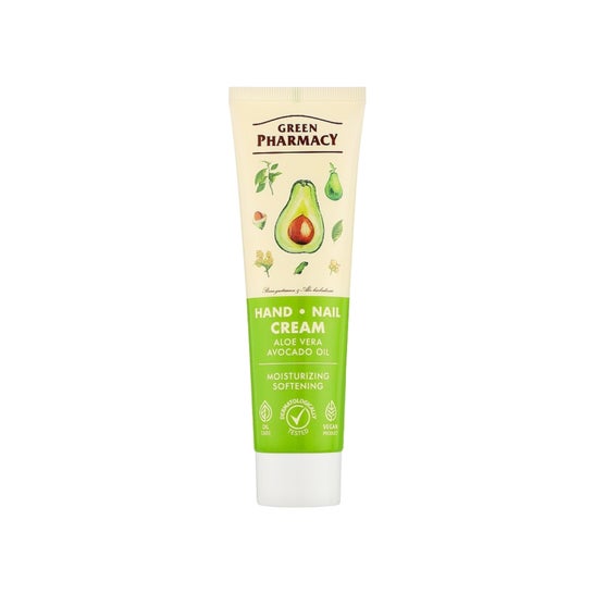 Green Pharmacy Crema de Manos y Uñas Aloe Vera Aguacate 100 ml