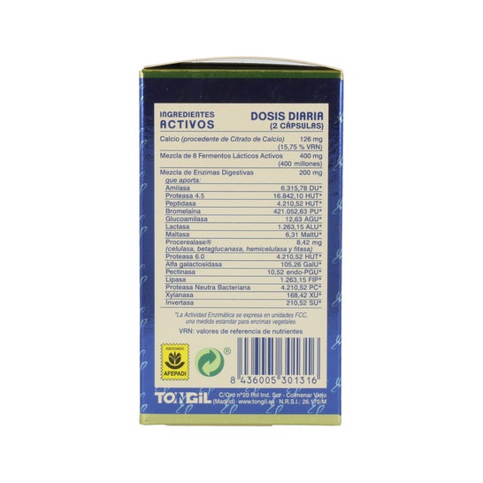 Tongil Estado Puro Maxi Enzimas + Probióticos 40caps